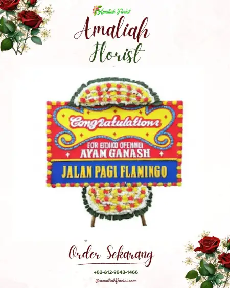 Sewa Papan Bunga Cekalang